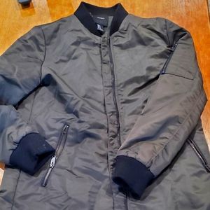 Womens worn once,Mid length Bomber Coat/Jacket